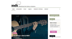 Desktop Screenshot of mdk-raciborz.pl