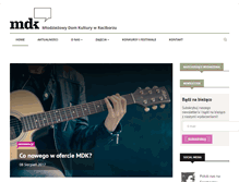 Tablet Screenshot of mdk-raciborz.pl